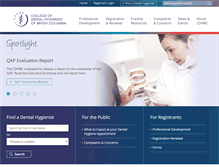 Tablet Screenshot of cdhbc.com